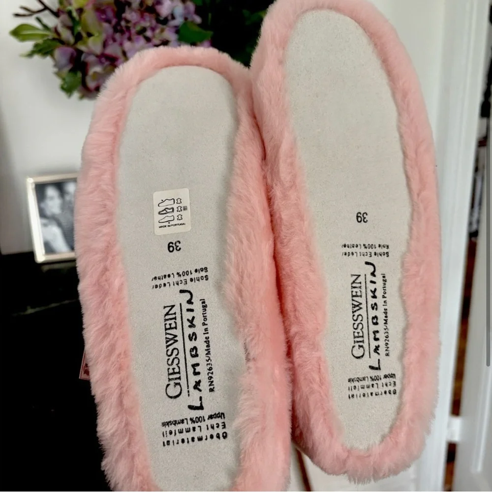Giesswein Pink Gerolding Slippers - US 8 / EU 39 - Picture 3 of 6
